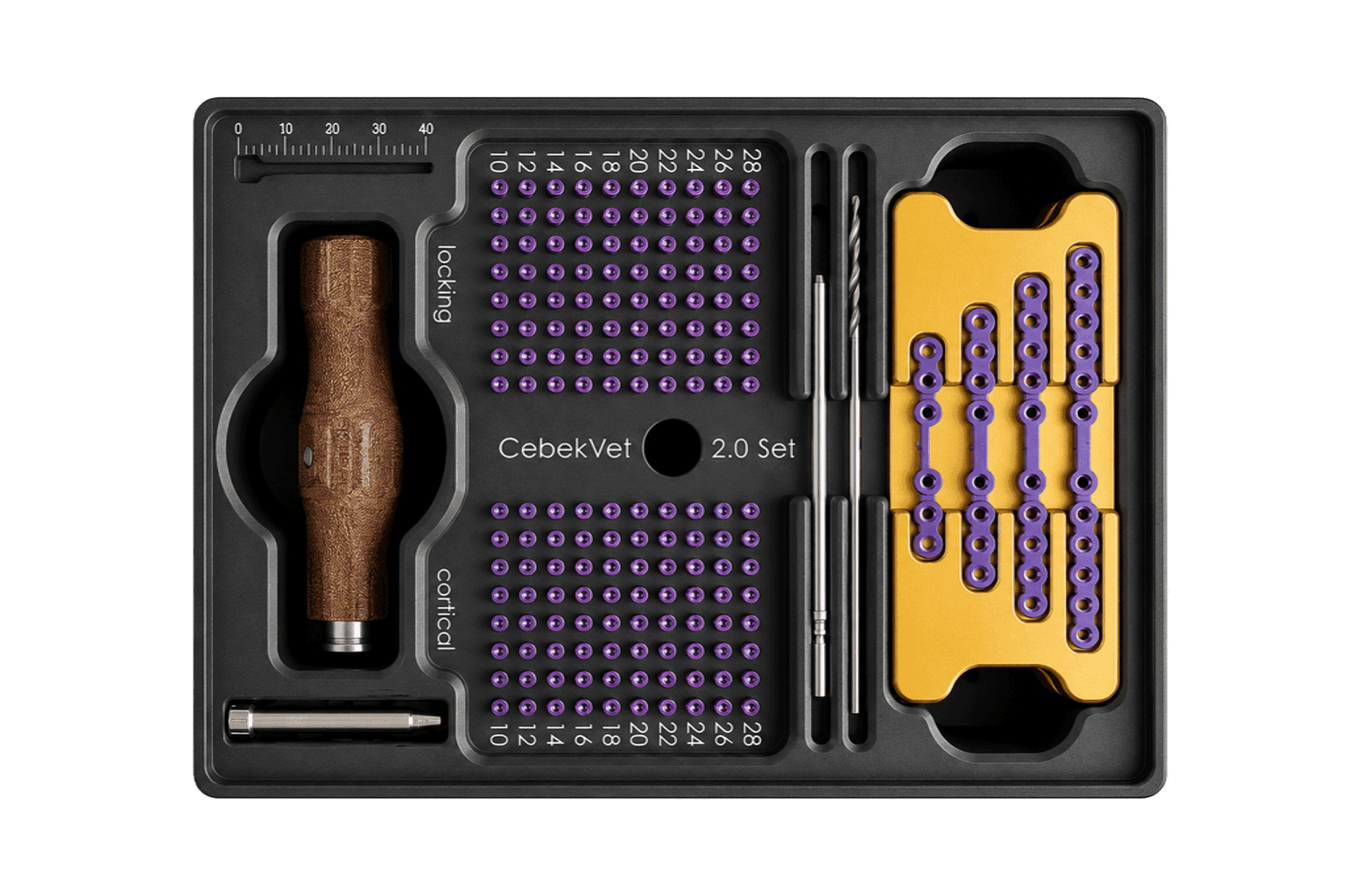 2.0 mm Locking Plate Set